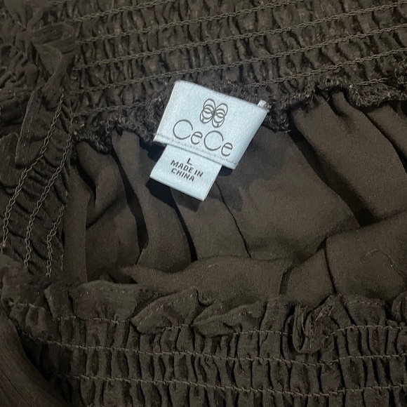 CeCe Black Off-Shoulder Blouse - Picture 2 of 10